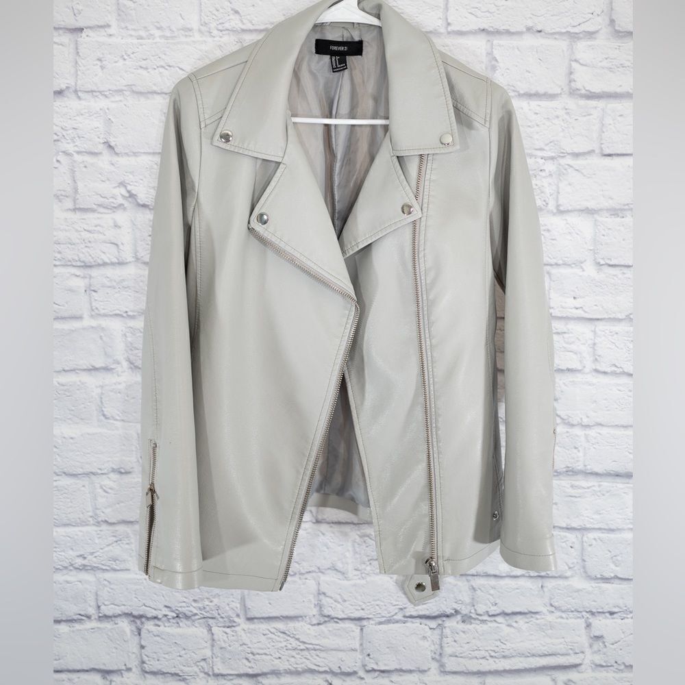 FAUX leather jacket